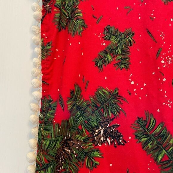 Two Christmas Pom runners Indian Head Fabric - Picture 12 of 13